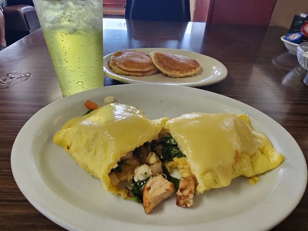 Spinach and Feta Omelette