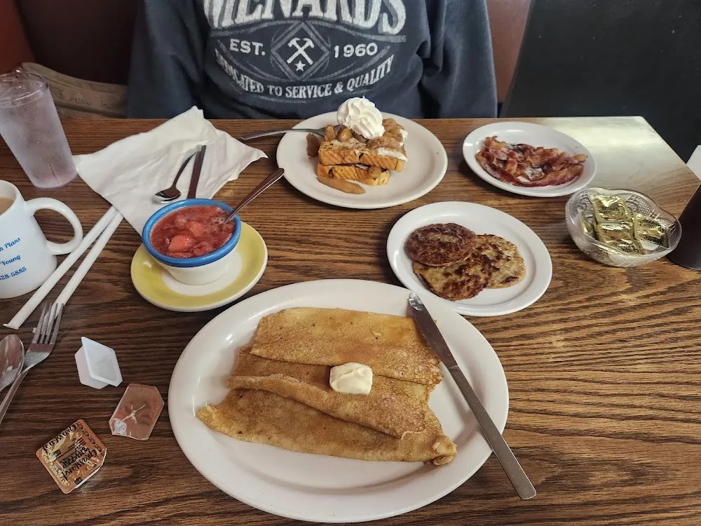 Two Pancakes Two Bacon or Two Sausage